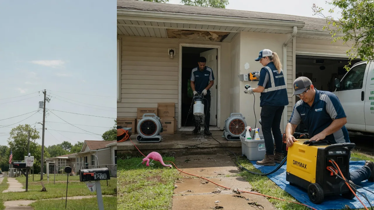 Storm Damage Water Removal in Blue Springs, NE near me